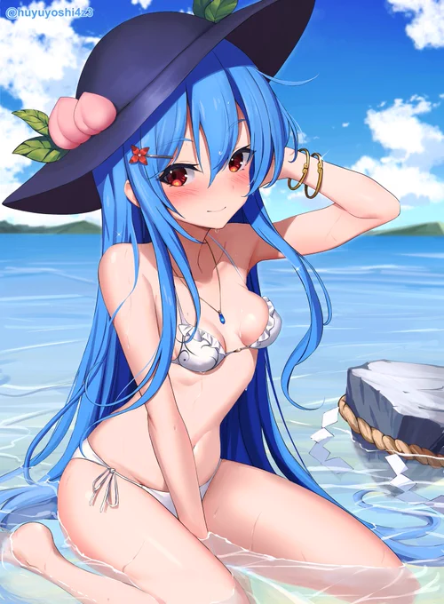 水着の天子 2022#比那名居天子 #東方project 