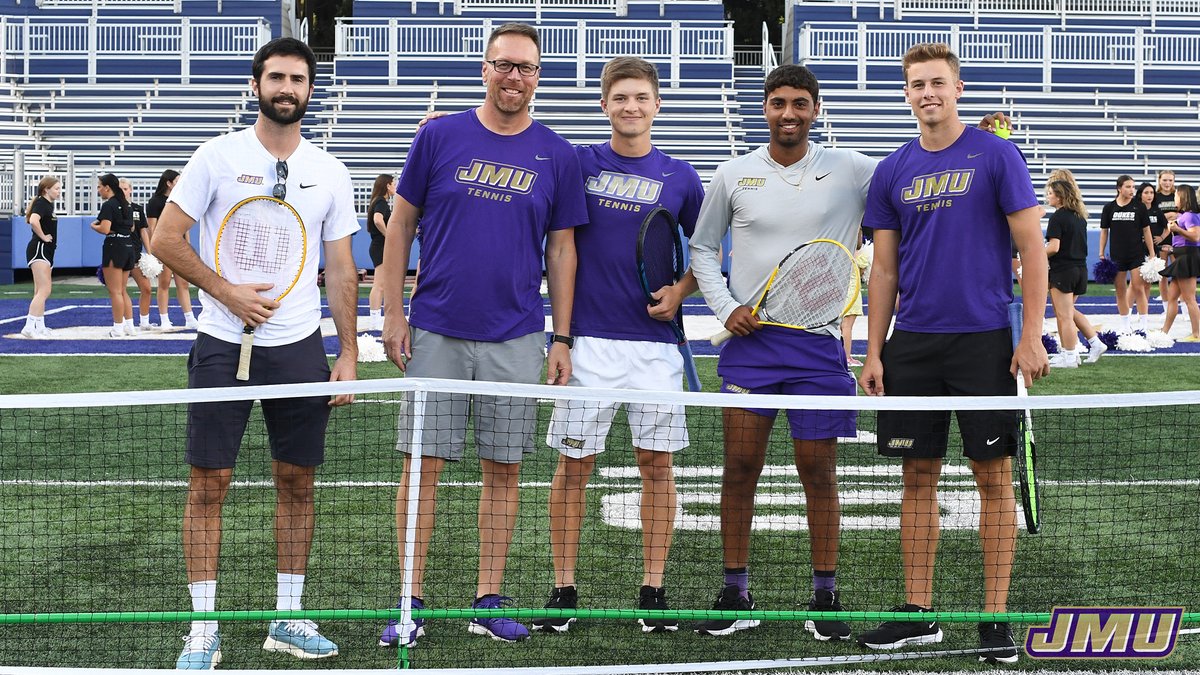 JMUMTennis's tweet photo. Always a great time interacting with the community and other JMU teams at Meet the Dukes Day!

#GoDukes https://t.co/5Ymfj95S34