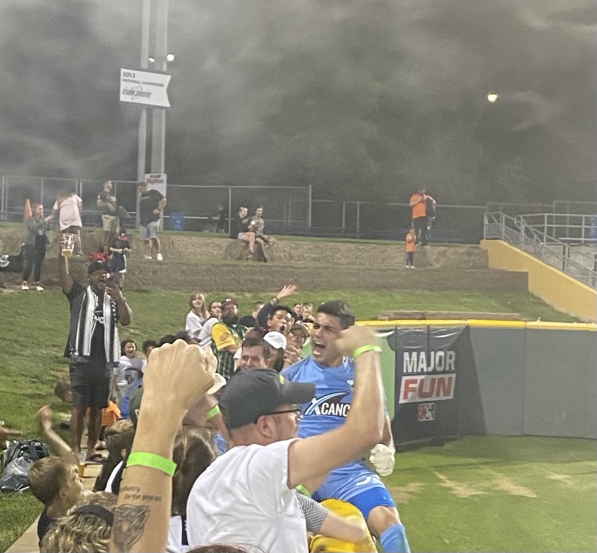 When you’re both <a href="/USLLeagueOne/">USL League One</a> save of the week and goal of the week! #VivaBúhos <a href="/KPiedrahitaGK/">Kevin Piedrahita</a>
