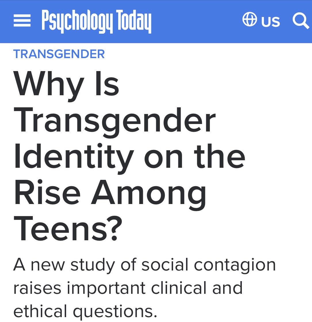 SamaleMatinaJi's tweet photo. @abcnews “Growing wave” key word. It’s a social media contagion only afflicting Western youth who are fed gender confusion as progressive thinking. Sick to think all the kids who will be mutilated for life with future lawsuits coming for these gender affirming clinics. https://t.co/wXPU9moMWl