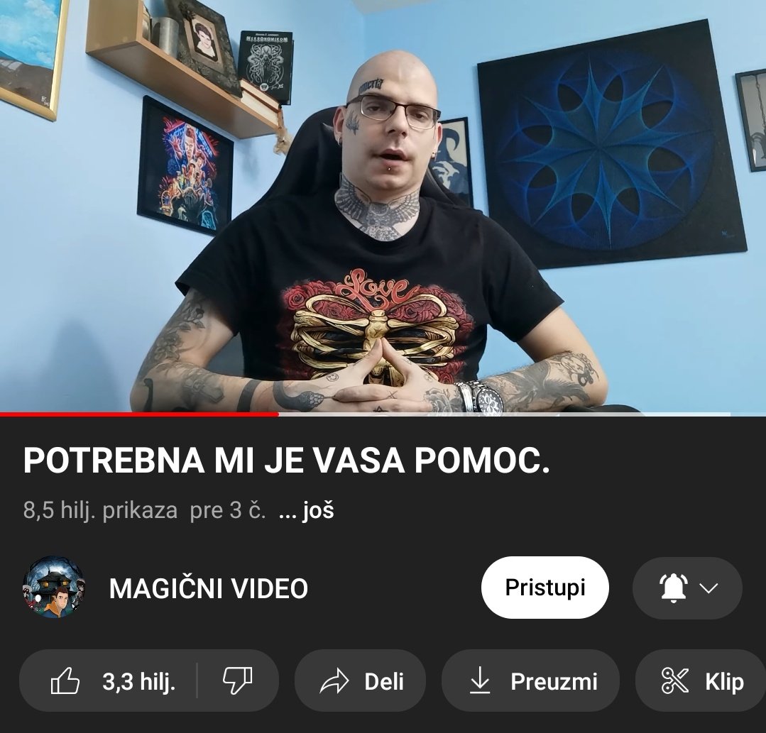 milos99998's tweet photo. Ja sam doslovno u šoku...
Magičnom je pronađen tumor u levoj nozdrvi... Kompjuter mu se pokvario, a u snimanju za YouTube vidi svoju šansu da prikupi neophodan novac za operaciju. Ukoliko je neko voljan da uplati ovom momku potreban novac (oko 600 evra je čini mi se) ili ⬇️ https://t.co/FJ94UrsEAe