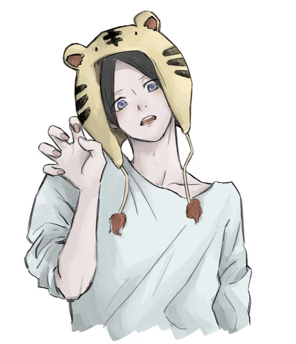 「shirt tiger print」 illustration images(Latest)