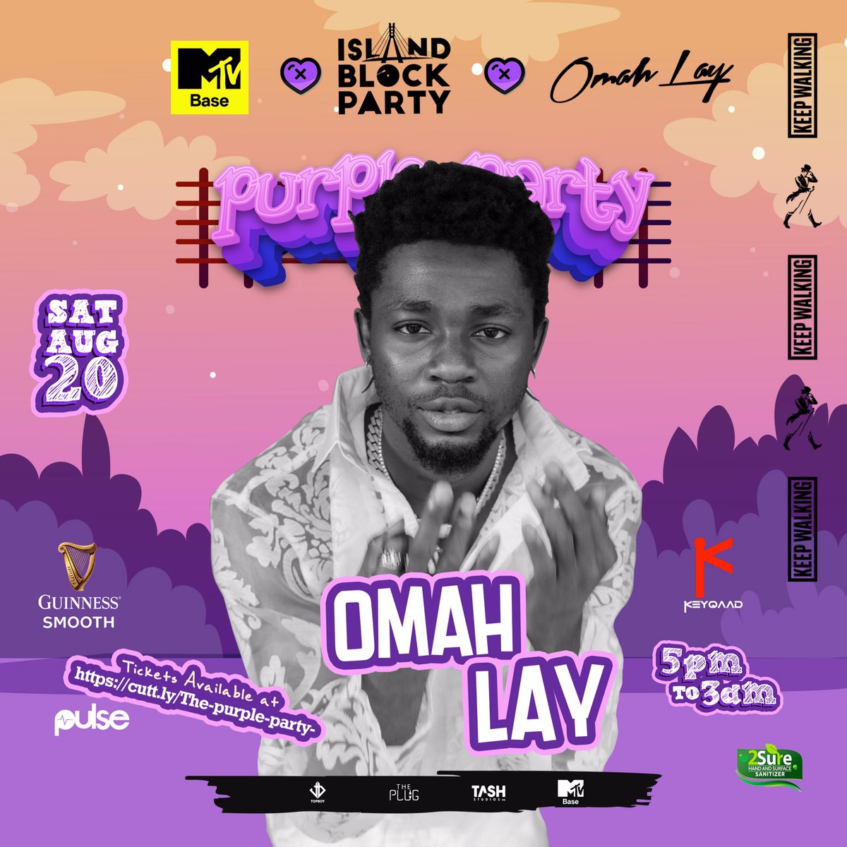 ISLNDBlockparty's tweet photo. Omah Lay is here, and he’s killing it! 💜🚀 https://t.co/uGpKPPqJYb