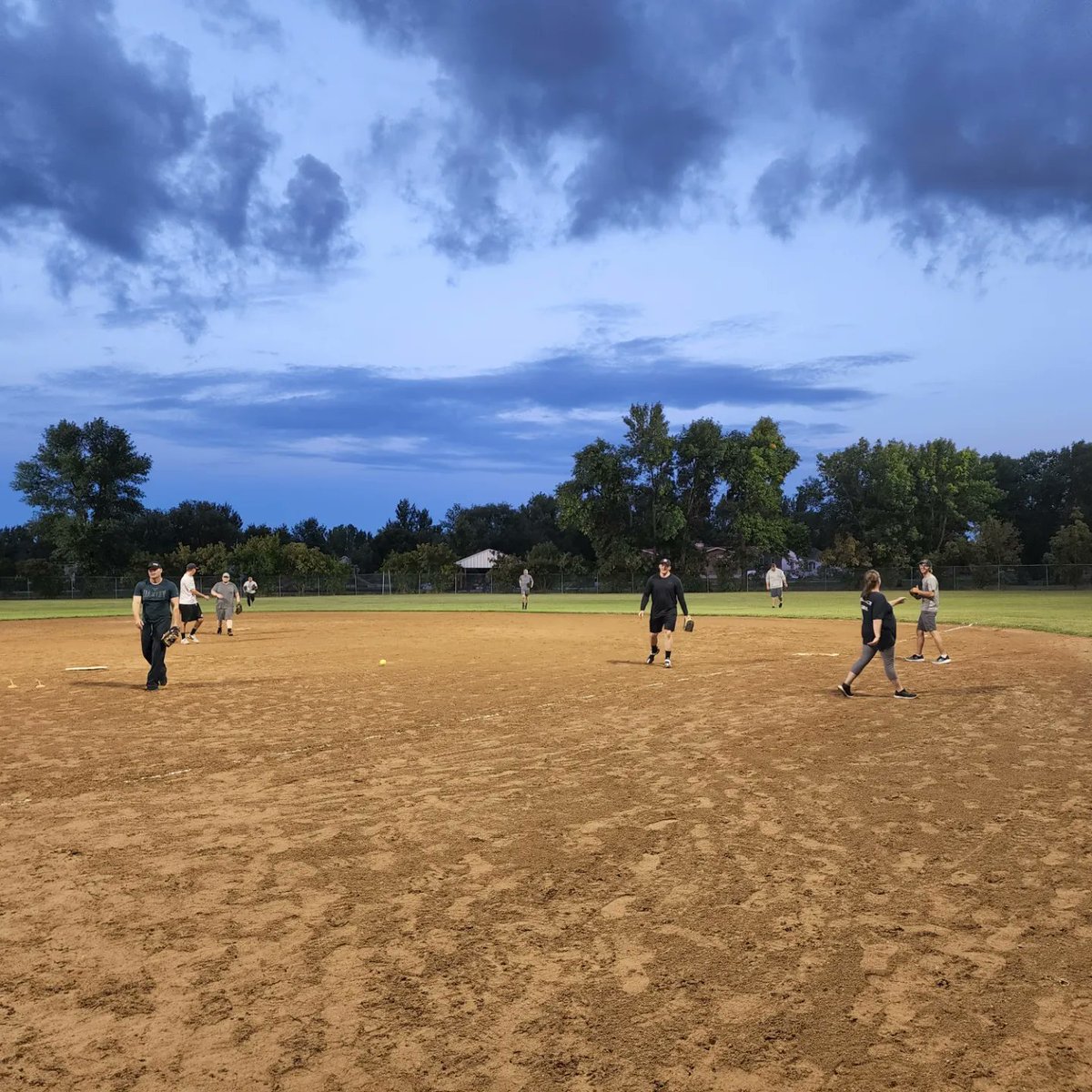 I played in the Horace Bean Days Horace Fire vs Sheriffs Office Softball Game. Good times!! #jahner4sheriff #Horace