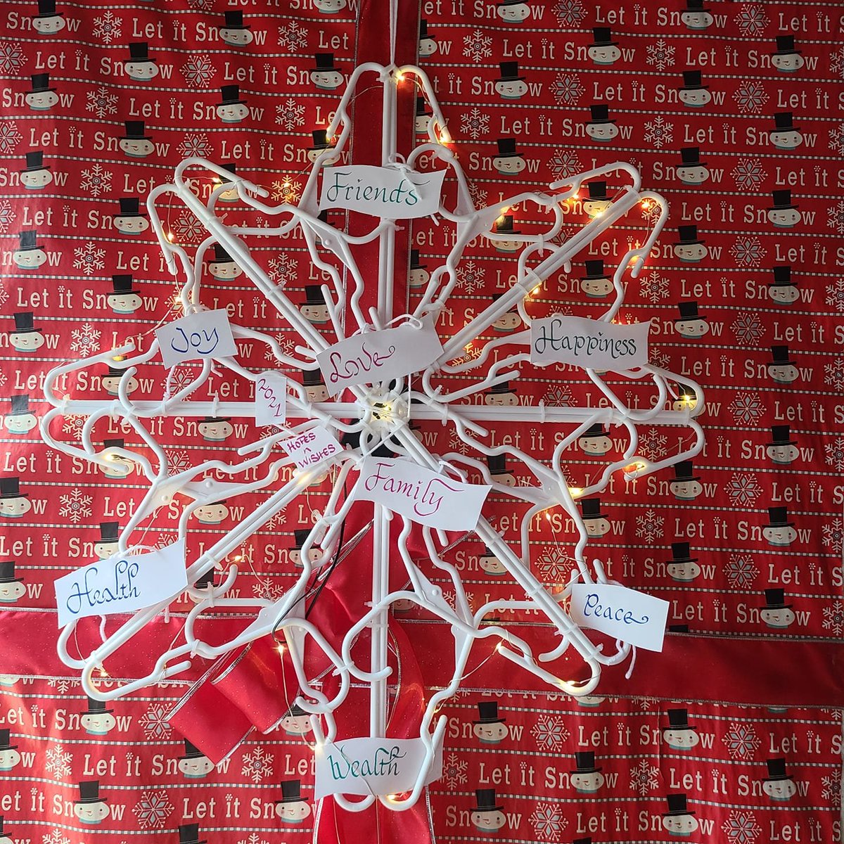 GottaBeCrazy2's tweet photo. #GISHMAS #Item40: Make a wish on a star — literally. Create a giant, shiny star and cover it with you & your loved one’s wishes for the new year. #GISH #GISHmas2020 https://t.co/wZadNJiJ6V