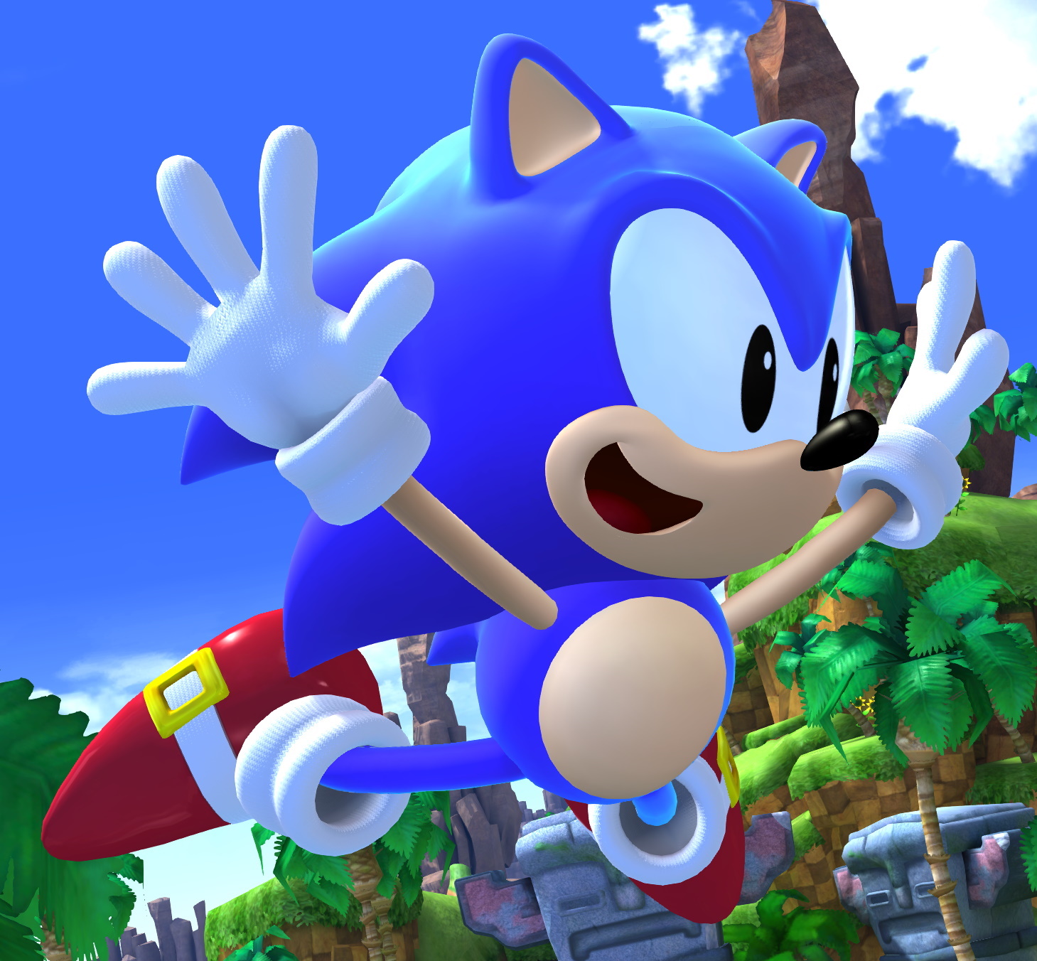 This is how classic sonic should've looked in Sonic Generations (Credits to  RafaKnight on Tumblr) : r/SonicTheHedgehog