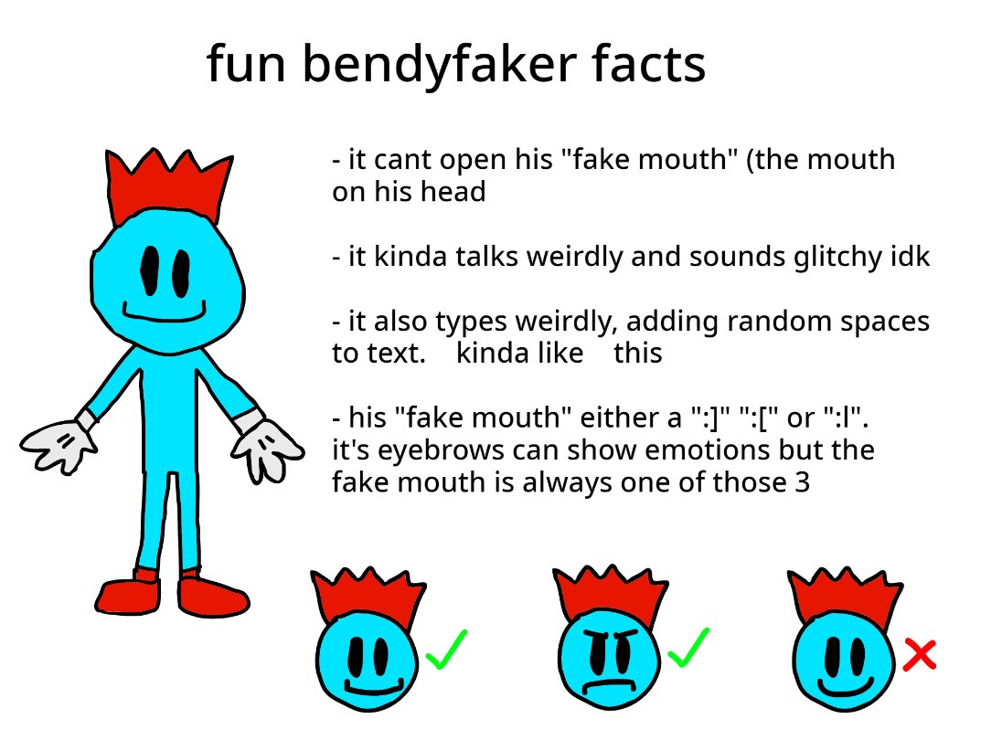 bendyfaker2013's tweet photo. hi guys here is what bendyfaker wouldve been if everyone didnt stop using their bendyfan accounts https://t.co/6kOqbyBvDG
