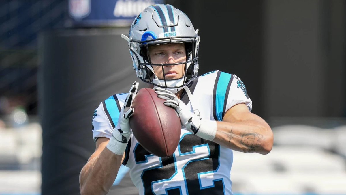 rzespn's tweet photo. Another Blockbuster involving a running back. 

CMC to Philly

Christian McCaffery and Miles Sanders make arguably the best 1-2 combo in any backfield Redzone has to offer. https://t.co/UAPB2N8PCS