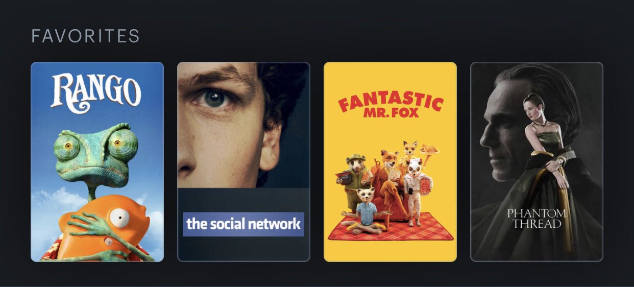BREADSWORD on Twitter "alright everypony drop your Letterboxd Top 4s