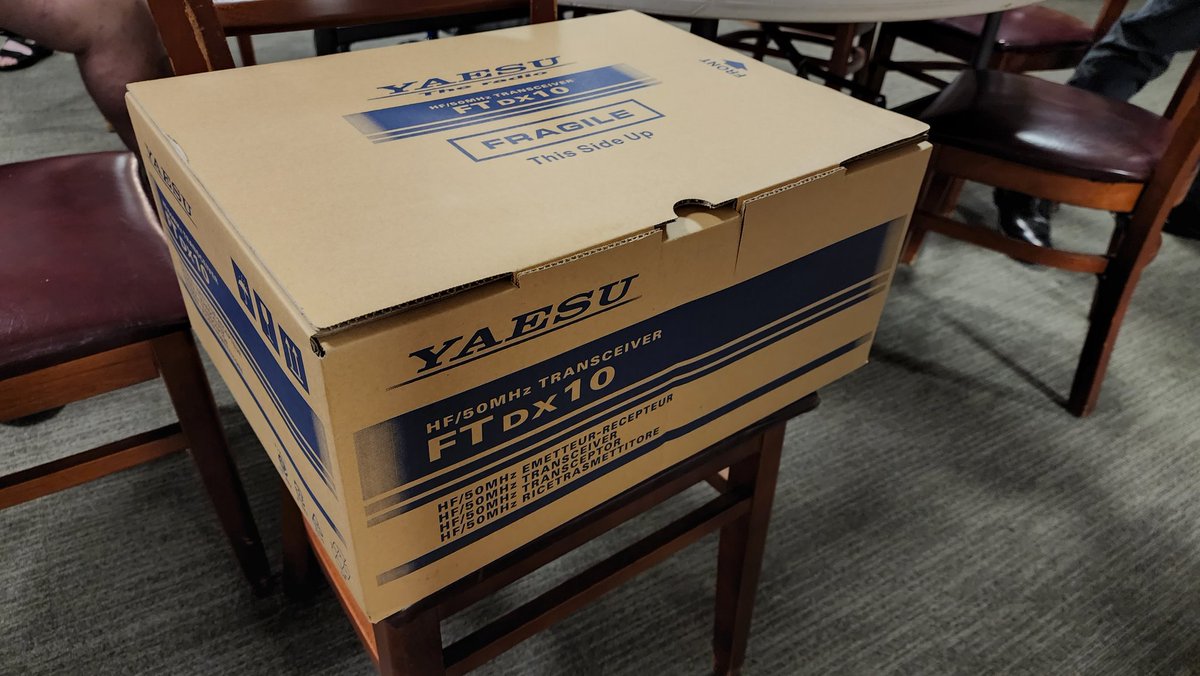 Look what's following me home from the <a href="/hsvhamfest/">Huntsville Hamfest</a> North Alabama DX Club banquet!   Thanks <a href="/gigaparts/">GigaParts</a> and <a href="/UsaYaesu/">YaesuUSA</a>