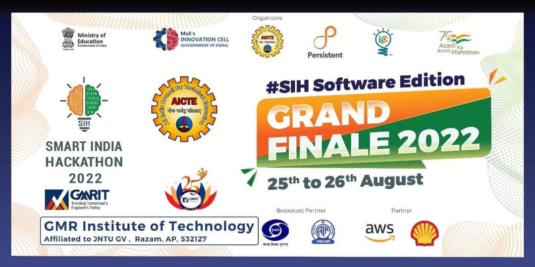 The countdown has begans #SIH2022 @SIH2022_MIC <a href="/narendramodi/">Narendra Modi</a>
<a href="/PMOIndia/">PMO India</a> <a href="/mhrd_innovation/">MOE's Innovation Cell- GOI</a> <a href="/EduMinOfIndia/">Ministry of Education</a> @PIBHRD
<a href="/abhayjere/">Dr. Abhay Jere</a> <a href="/mohitgambhir/">Dr. Mohit Gambhir</a> <a href="/adsahasrabudhe/">Anil Sahasrabudhe</a> @ImPankaj01 <a href="/sarimmoin/">sarim</a> <a href="/AICTE_INDIA/">AICTE</a>