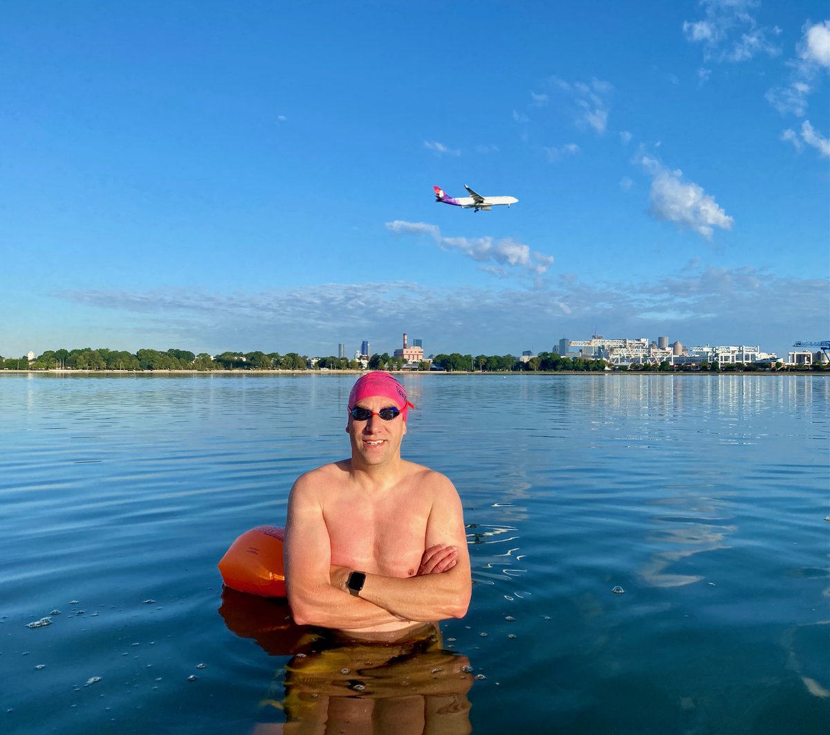 Boston Light Swim tweet media