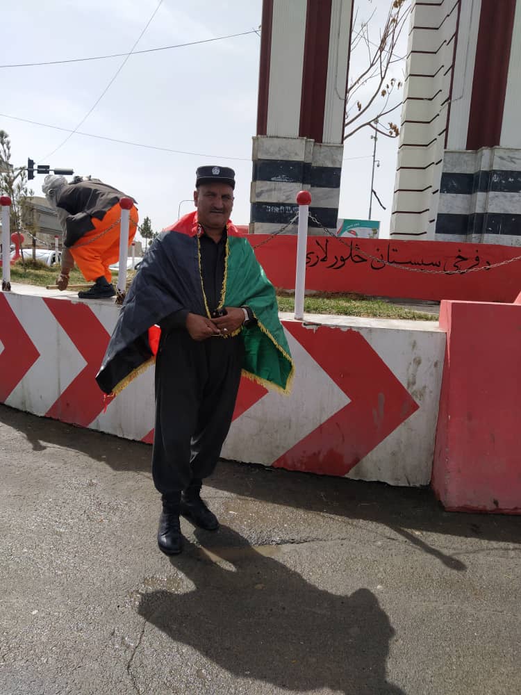 A brave man, a heroic man, one of the special role models of the police, my father, Martyr Semoneyar Mohammad Hashem Khalji, Commander of the First Security Division of Ghazni Province Police 😭😭😭😭😭