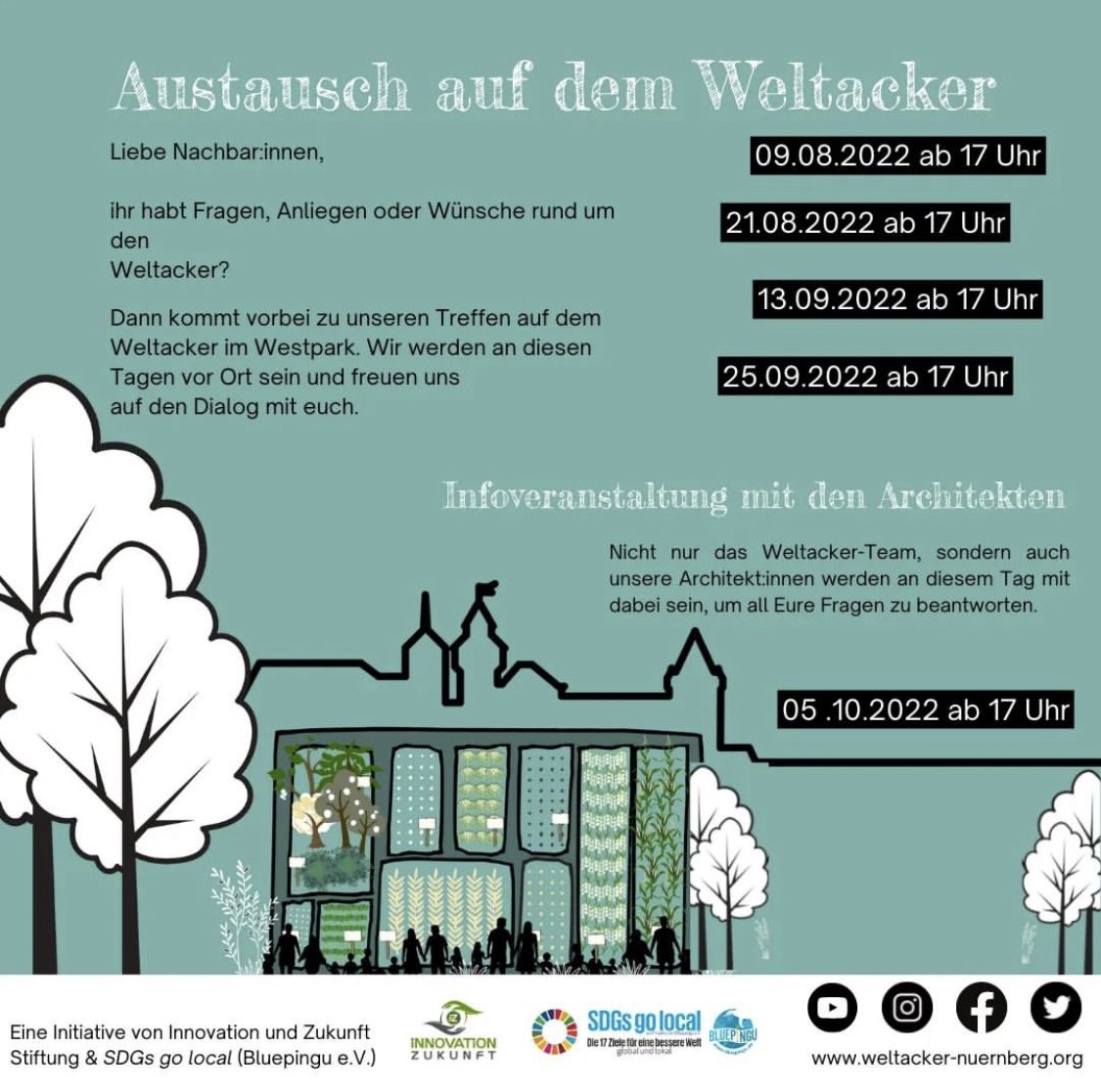 Weltackernbg's tweet photo. Heute sind wir wieder auf dem Weltacker. Kommt gerne vorbei.  #2000qm #weltacker #weltackernürnberg #bluepingu #2000m2 https://t.co/0yUPWG2L5G