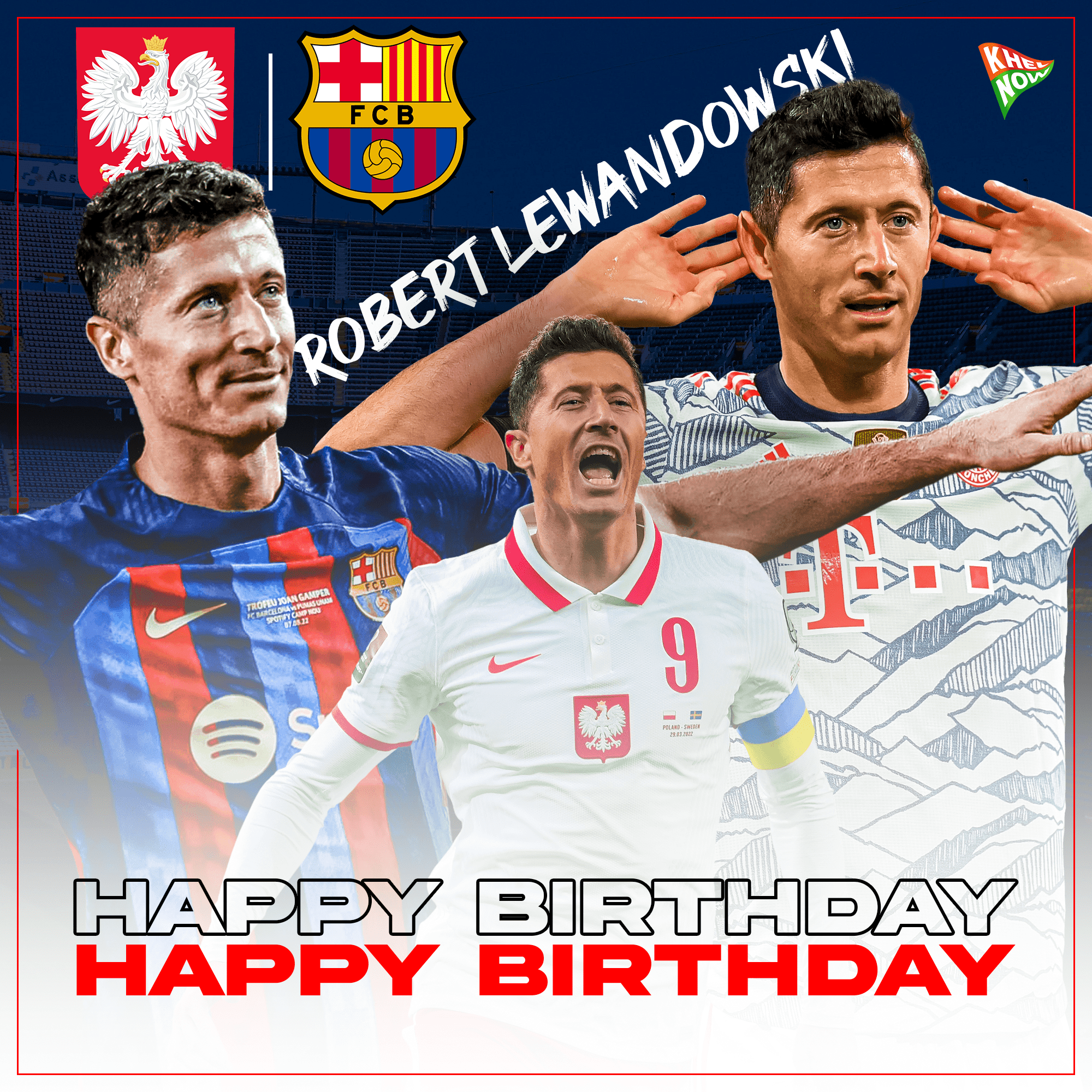 Join us in wishing Robert Lewandowski a very happy birthday!     