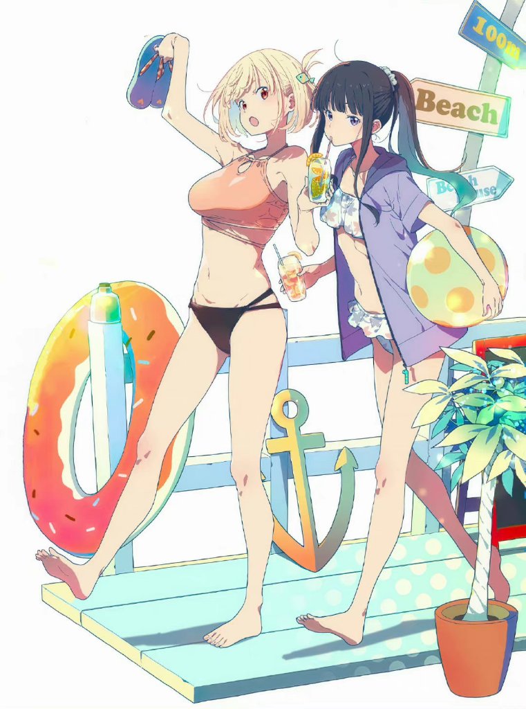 K_onepa's tweet photo. #LycorisRecoil  太戳了，这两个，感觉结婚吧！ https://t.co/Hxr5hgL4Bo