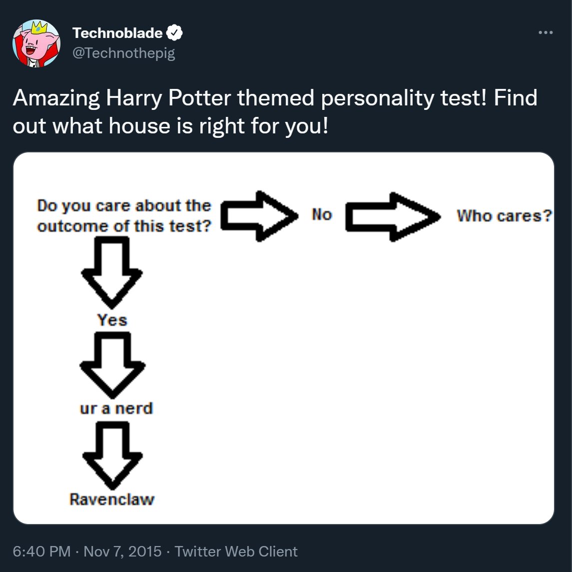 hourly techno 🐷🎗️ on Twitter "100 accurate hogwarts house test https