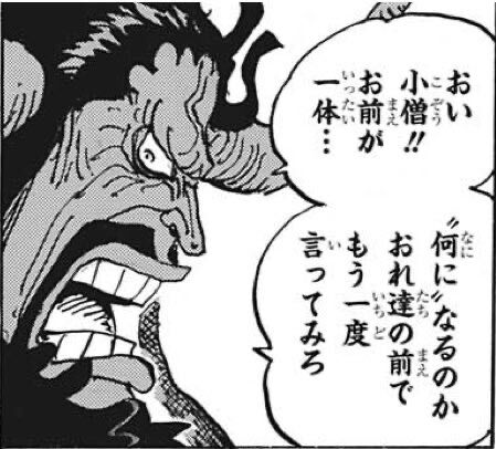 丁寧に何度も話振ってくれるカイドウすき 