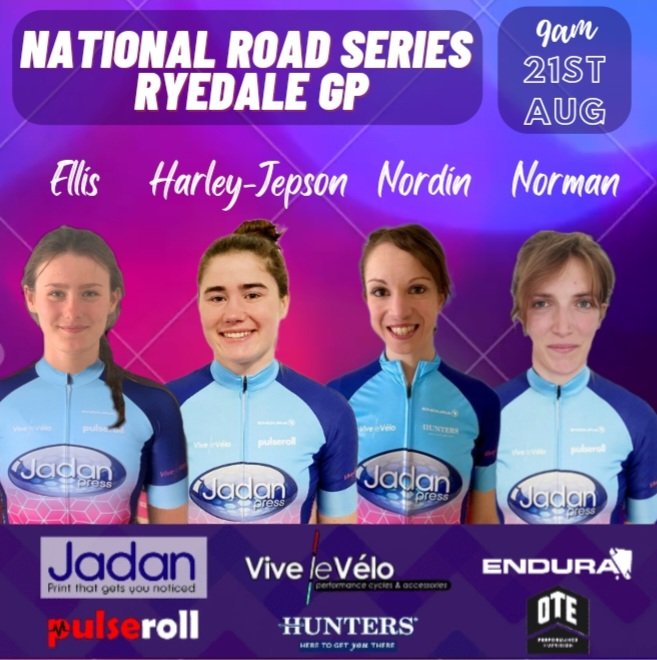 Ready to race 💪 best of luck to our women in the Ryedale GP today.
#jandanvivelevelo #otefuelled #pinkandblue #womensroadseries #womensracing #womenscycling