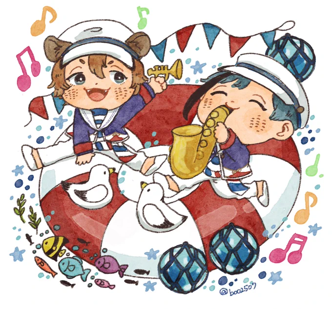 ポートフェスト、すっごく楽しみ!(お衣装省略アリです#ツイステファンアート 