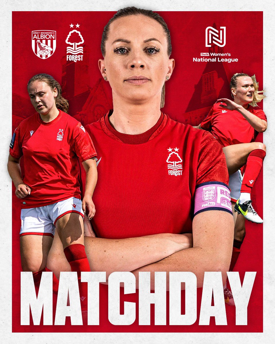 🔴 𝗠𝗔𝗧𝗖𝗛𝗗𝗔𝗬 🔴 

🆚 <a href="/WBAWomen/">West Bromwich Albion Women</a> 
🏟 Ray Hall Lane B43 6JF
⏱ Kick-off 2pm
🏆 <a href="/FAWNL/">FA Women's National League</a> 

❤️ 𝗖𝗢𝗠𝗘 𝗢𝗡 𝗬𝗢𝗨 𝗥𝗘𝗗𝗦

🔴🌳 #NFFC