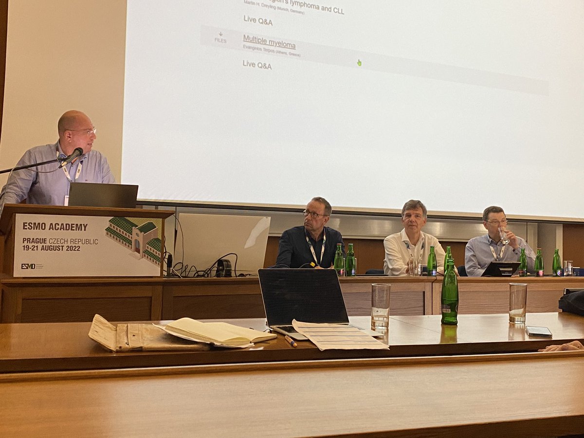 Day 3 of the <a href="/myESMO/">ESMO - Eur. Oncology</a> ACADEMY: great hematology session