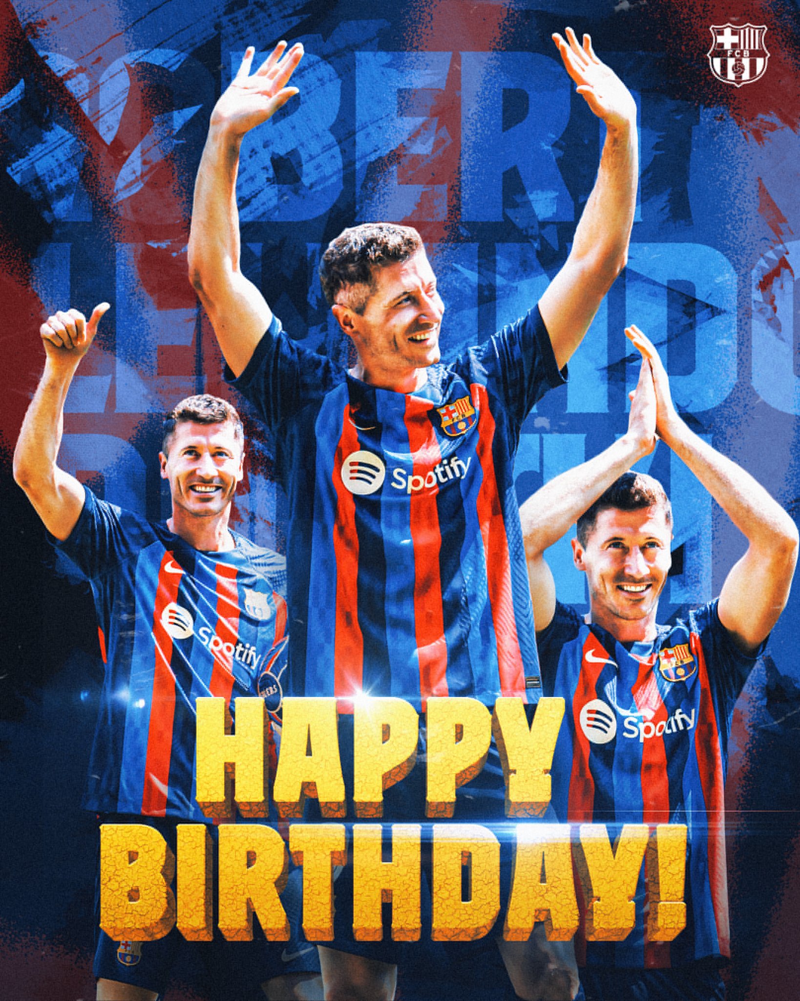 We wish Robert Lewandowski a very happy 34th birthday!  