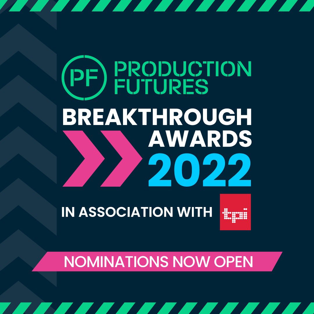 eventgradstweet's tweet photo. Production Futures Breakthrough Awards 2022!🏆

Nominate yourself or someone else to be recognised for their talent and achievement within Live Events, Music, TV, Film, Touring, Virtual production &amp; the wider creative industries.

https://t.co/MAMbxKdeis

@ProdFutures #eventgrads https://t.co/tDpGPWQ1CY