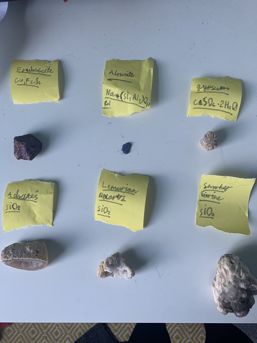 DrCarolineBrown's tweet photo. A #ThingOfJoy my son has been labelling his collection of rocks. https://t.co/bkatojye8w