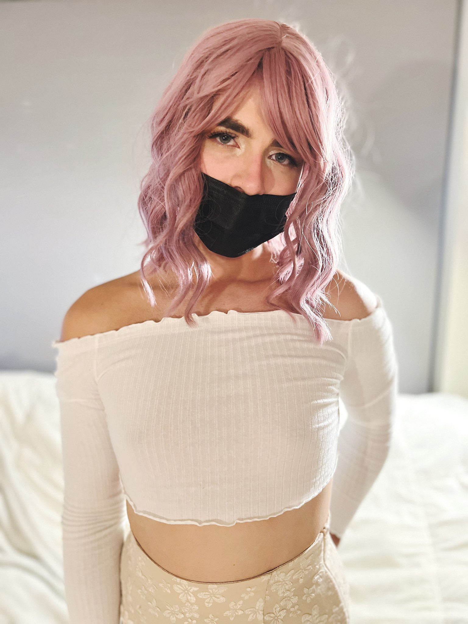 1 pic. Feeling Angelic, Not acting Like It ??     #femboy #nstwtw #onlyfans #onlyfanspromo #sissybois