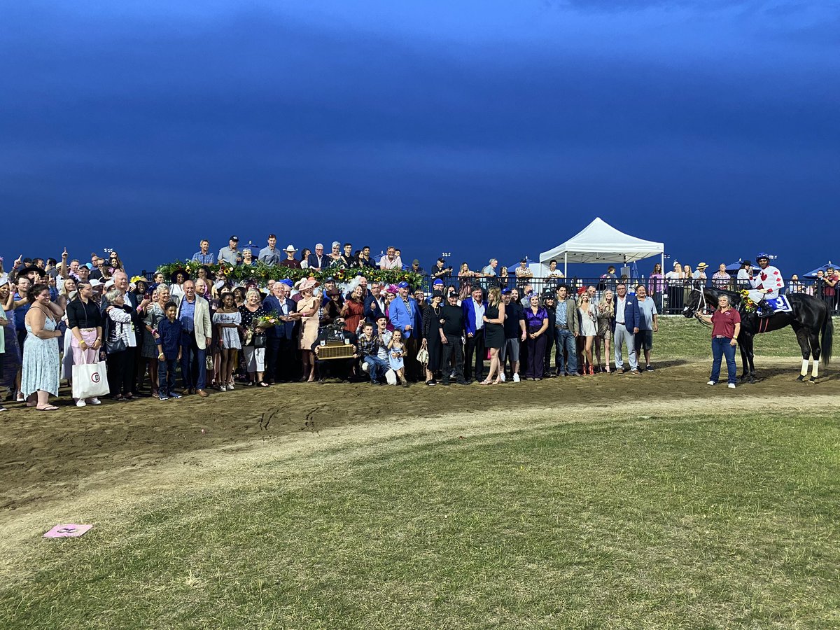 Great Escape &amp; Rico Walcott take the 93rd Running of the Canadian Derby! The three year old colt is bred by Usquebaugh Stables, owned by Arnold Bennewith, Clayton, Lana and Rick Wiest, Randy Howg and R6 Stables. He is trained by Robertino Diodoro. Congrats to all the connections!
