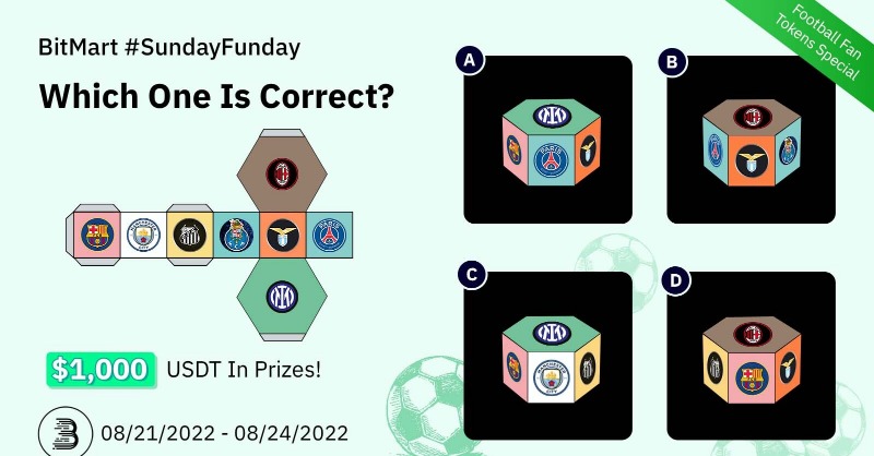 BitMartExchange's tweet photo. #SundayFunday Get the FC Fan Tokens box design right for your shot at $20 USDT 🤑

1️⃣ Follow us, RT &amp; tag 3 friends
2️⃣ Sign up: https://t.co/e1Z81sLY1Y
3️⃣ Fill in the form: https://t.co/6o5NWTzDfK

Stay tuned to our upcoming FC Fan Token Voting &amp; World Cup Gift Box next week ⚽️