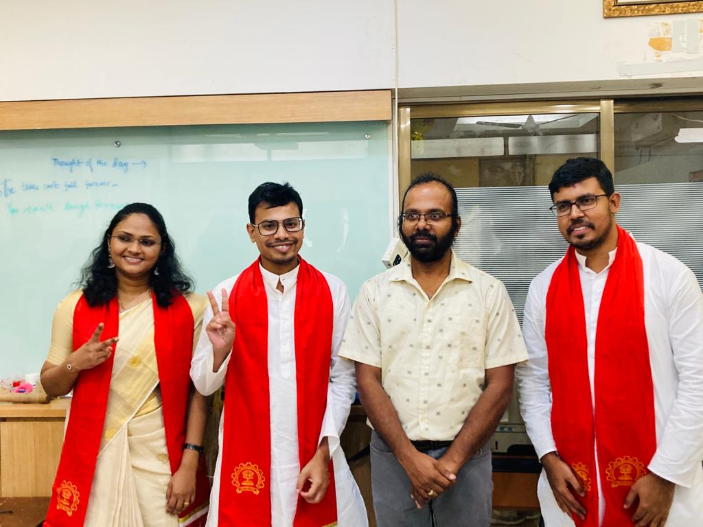 Congratulations To Dr Abinash, Dr Sourav and Dr Reshma, our recent graduates 
All the best for your future guys