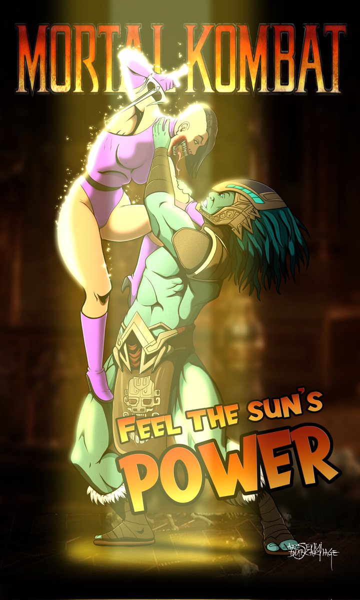 Dubcarnage's tweet photo. Feel the sun's power.
#kotalkahn
#mileena
#mortalkombat11 https://t.co/TnABeOkYhi
