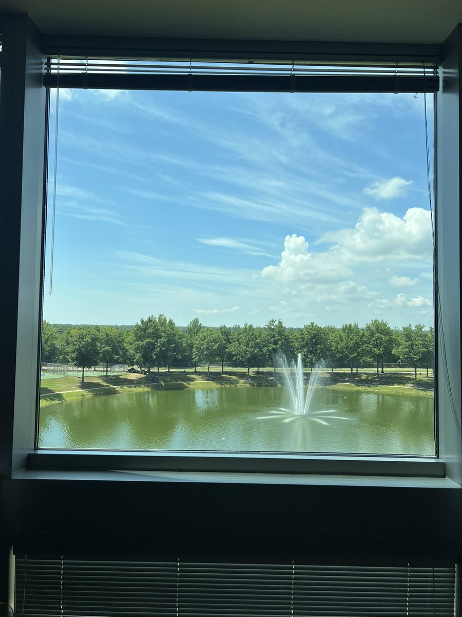 Even on tough days, this view from the office helps make it a little easier get through.