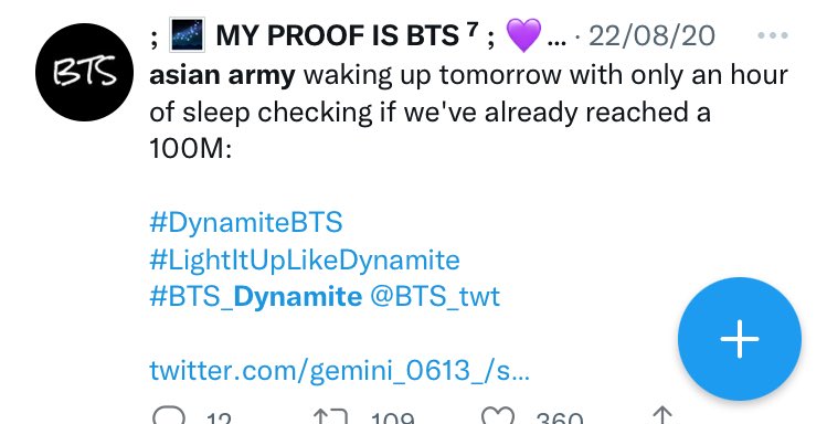 Buat yang belum jadi army waktu itu atau belum main twitter waktu itu. Nih aku kasih screenshotnya keseruan cb dynamite!! 🥹💜

#DynamiteBTS