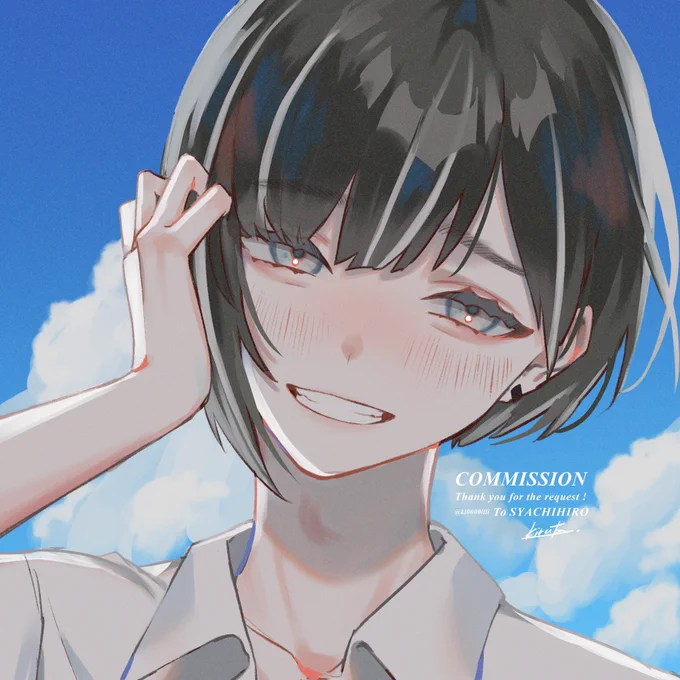 #夏休みはフォロワーさんが増えるみあくん(oc)見てください 