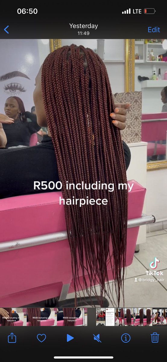 ChongongB's tweet photo. Get your box braids done in less than 4 hours for R500 including my hair piece. I’m based in Braamfontein and my WhatsApp and contact number is 0657415449. #GirlsTalkZA #knotlessbraids #GirlTalkZA #braamfontein #homecall #Giveaway https://t.co/CCAQ1g6NeL