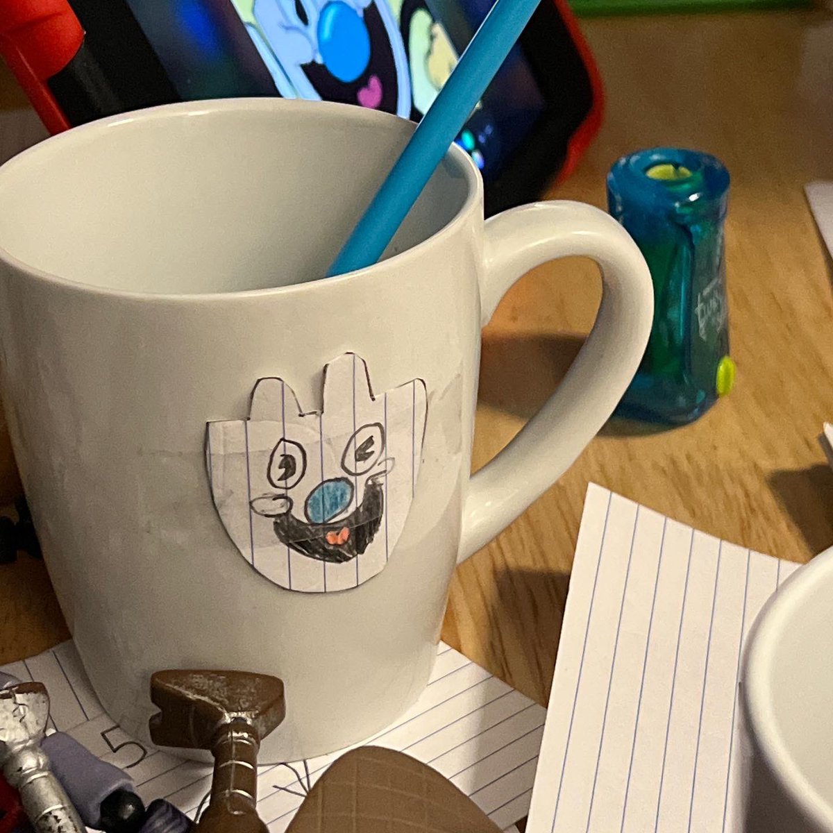 FishBowlFamily's tweet photo. ✏️ Let’s make our own #mugman 🧃
#makeourown #mugman #PeceroBoys #cuphead #cupheadshow https://t.co/wtPMUR7MQF