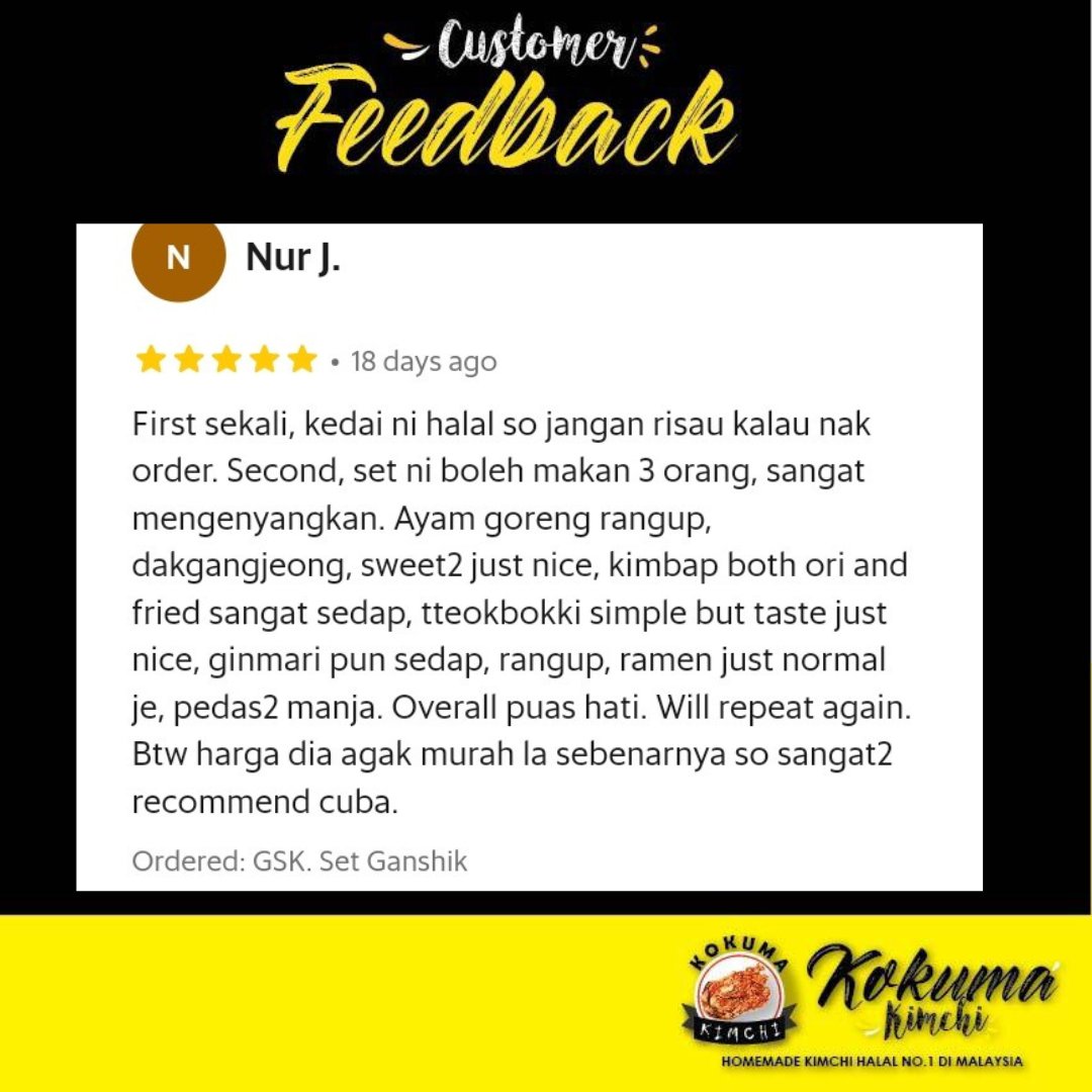 KokumaHq's tweet photo. Feedback cust Kokuma❤❤❤. Kamsahamnida semuaaa

Order sini:

https://t.co/2bTyEfYF2m https://t.co/PI8LOZ7mCu