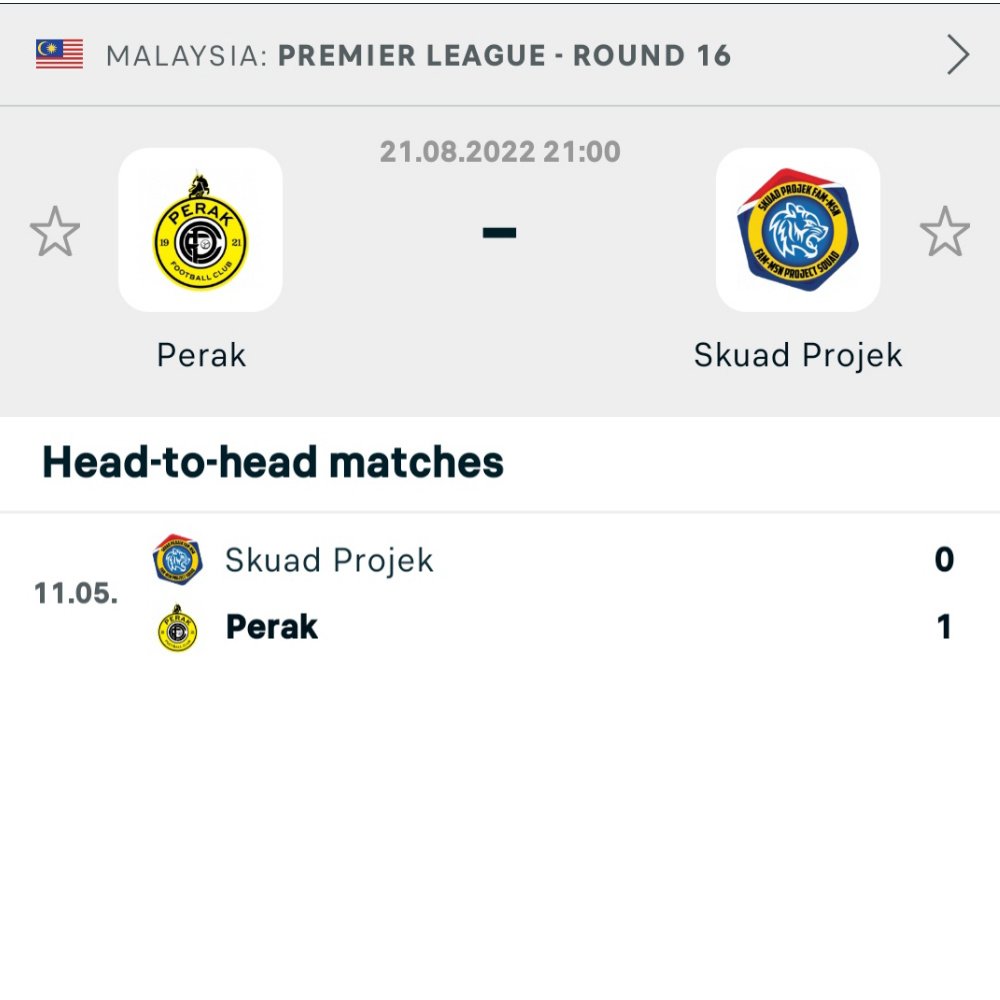 sukanperak's tweet photo. HARI PERLAWANAN! #PerakFC menentang Skuad Projek FAM-MSN di Stadium Perak, Ipoh jam 9 malam ini #MohKeStadium 🤍💛🖤 #LP16 #LigaPerdana2022 #PRKvSPFM #Bolasepak #XOX #OneXOX #TheBosGaurus #TBG #MPL2022 #LigaPremier2022 #MFL2022 #LigaMalaysia2022

#Sukan #Perak #SukanPerak https://t.co/9monlKLvOD