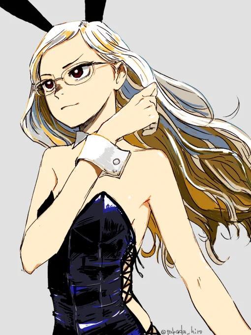 #バニーの日 #眼鏡っ娘 8/6-8/9 