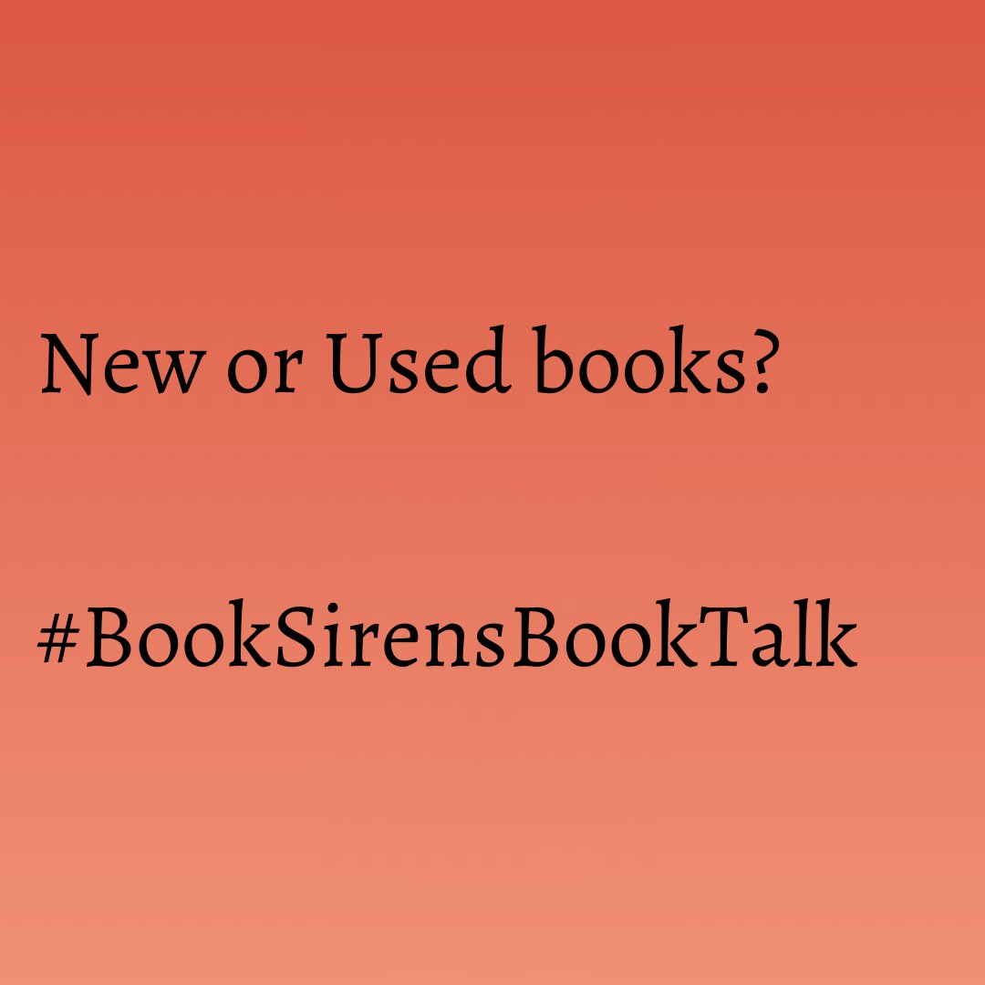 booksirens's tweet photo. This week's #BookSirensBookTalk question is...
#BookTwitter #BookSirens
Please QuoteRT your answers (if possible) https://t.co/av7zFngPni