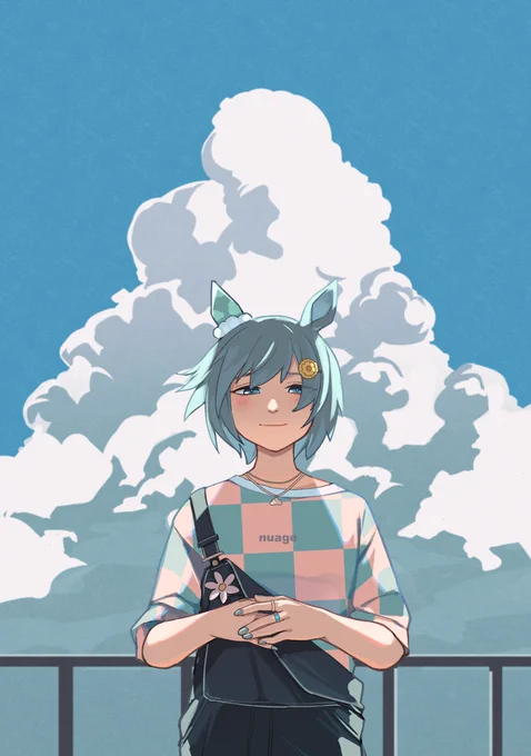 #夏休みはセイウンスカイのイラストが増えるらしい 