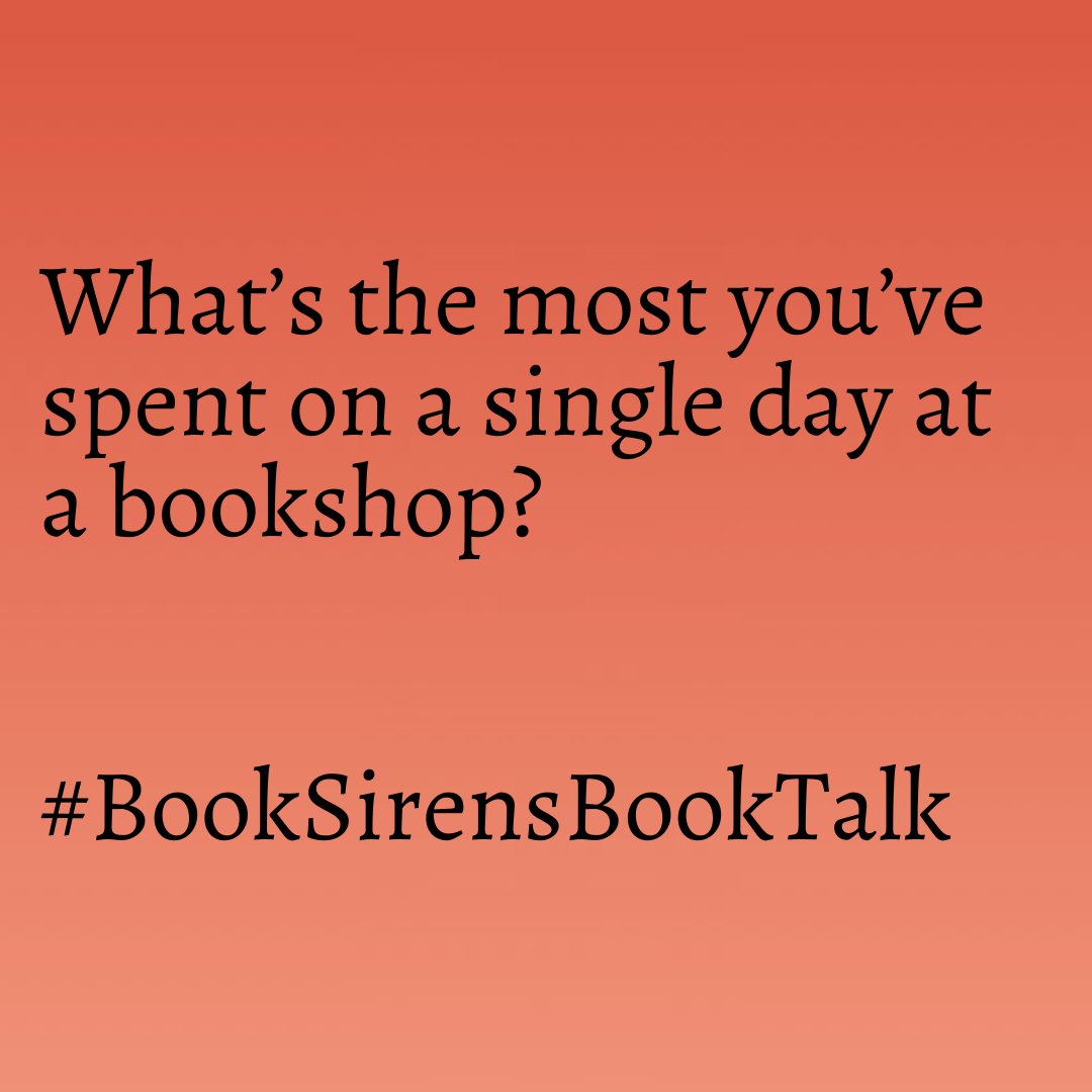 booksirens's tweet photo. Today's #BookSirensBookTalk question is...
#BookTwitter #BookSirens
Please QuoteRT your answers (if possible) https://t.co/nUBCN4hdxL