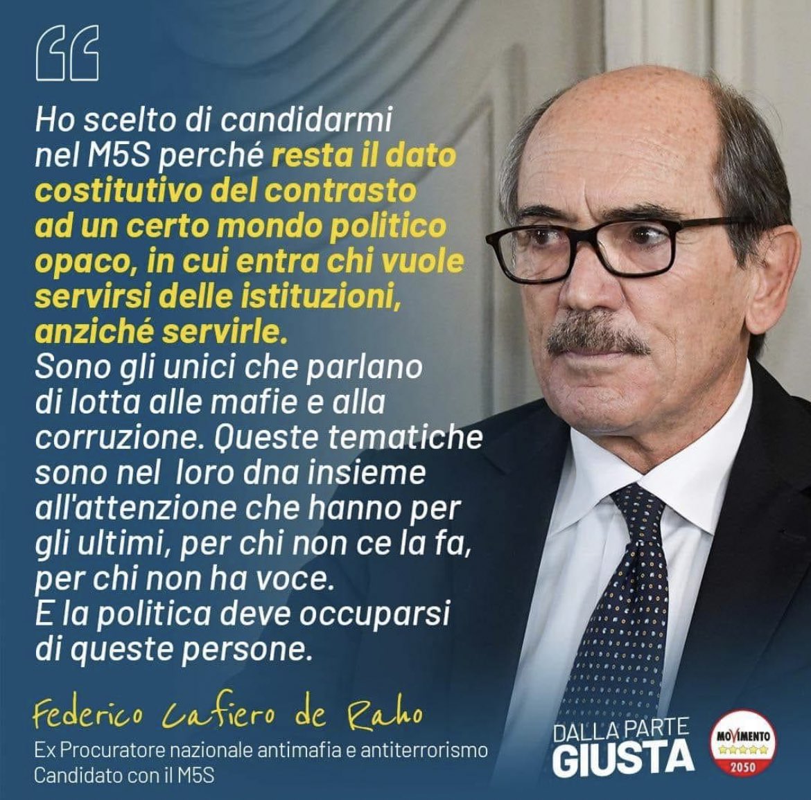 Nient'altro da aggiungere!
#dallapartegiusta
#ElezioniPolitiche2022 <a href="/Mov5Stelle/">MoVimento 5 Stelle</a>
