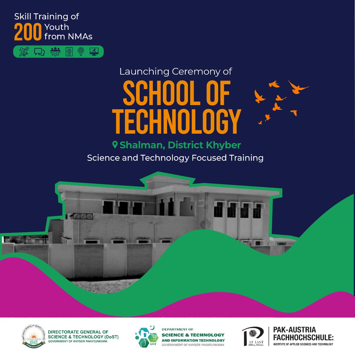 dostkpgovt's tweet photo. Skill building through short-term intensive training at The School of Technology at Shalman, Khyber

- For 200 intermediate and/or undergrad level youth 
- Value addition to mainstream education 
- Training the youth for economic opportunities

#Science4KP  #NMDs #PAFIAST #NMAs https://t.co/8cnOxFx6aA