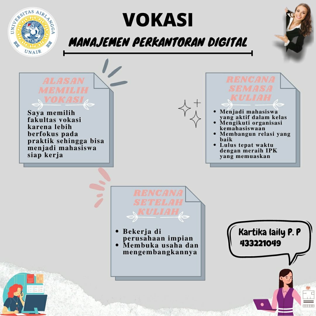 ily_kaaa's tweet photo. Semangat Amerta 2022! Hai, aku Kartika Laily dari fakultas Vokasi prodi Manajemen Perkantoran Digital.

#UniversitasAirlangga #UNAIRHEBAT #UNAIR #UNAIR369
#ExcellenceWithMorality #WorldClassUniversity #SMARTUniversity
#AMERTA2022 #PSDMBEMUNAIR2022 #BEMUNAIR2022 https://t.co/7ayklRnlm0
