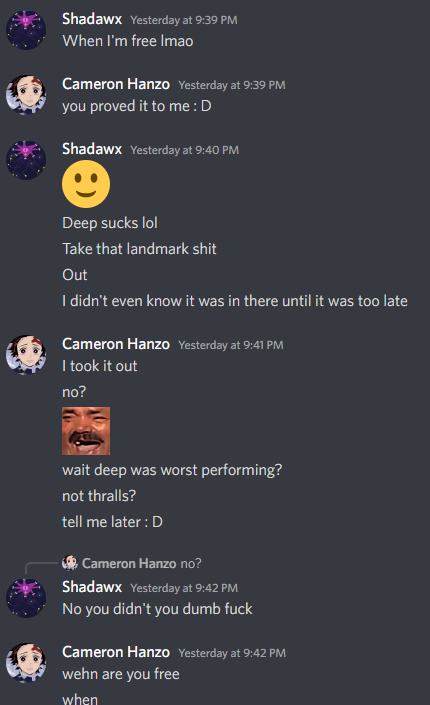 Top 4'd <a href="/MasterRuneterra/">Mastering Runeterra</a> tournament, going 7-0 in swiss. This is <a href="/CameronHanzo/">Cameron Hanzo</a>'s lineup he gave me.

So <a href="/AikadoLoR/">Aikado</a> said I've fallen, blame Cameron for it &amp; Yup <a href="/SantaTcg/">SantaTCG</a> I win with memes too y'know. It's just easier with real decks. Even handicapped myself playing while outside