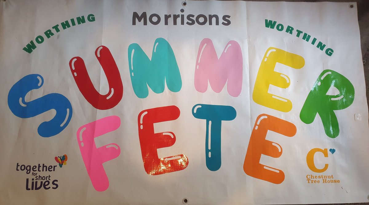 Today is the day pop down for some family fun and help us raise lots for <a href="/ChestnutSussex/">Chestnut Tree House</a> through <a href="/Tog4ShortLives/">Together for Short Lives</a> <a href="/Morrisons/">Morrisons</a>